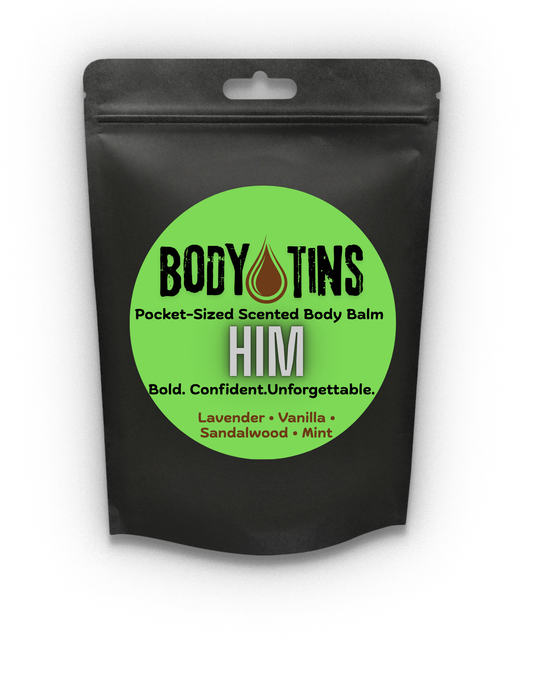 Body Tins "HIM" Pocket Size Scented Body Balm (Male)