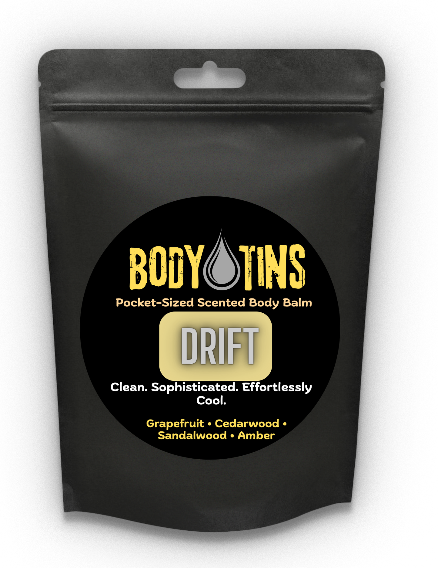 Body Tins "Drift" Pocket Size Scented Body Balm (Male)