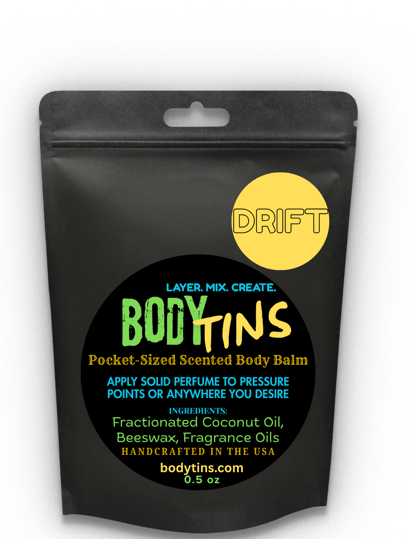 Body Tins "Drift" Pocket Size Scented Body Balm (Male)