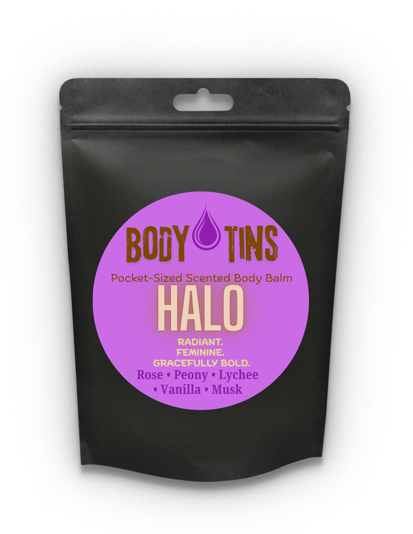 Body Tins "HALO" Pocket Size Scented Body Balm (Fem)