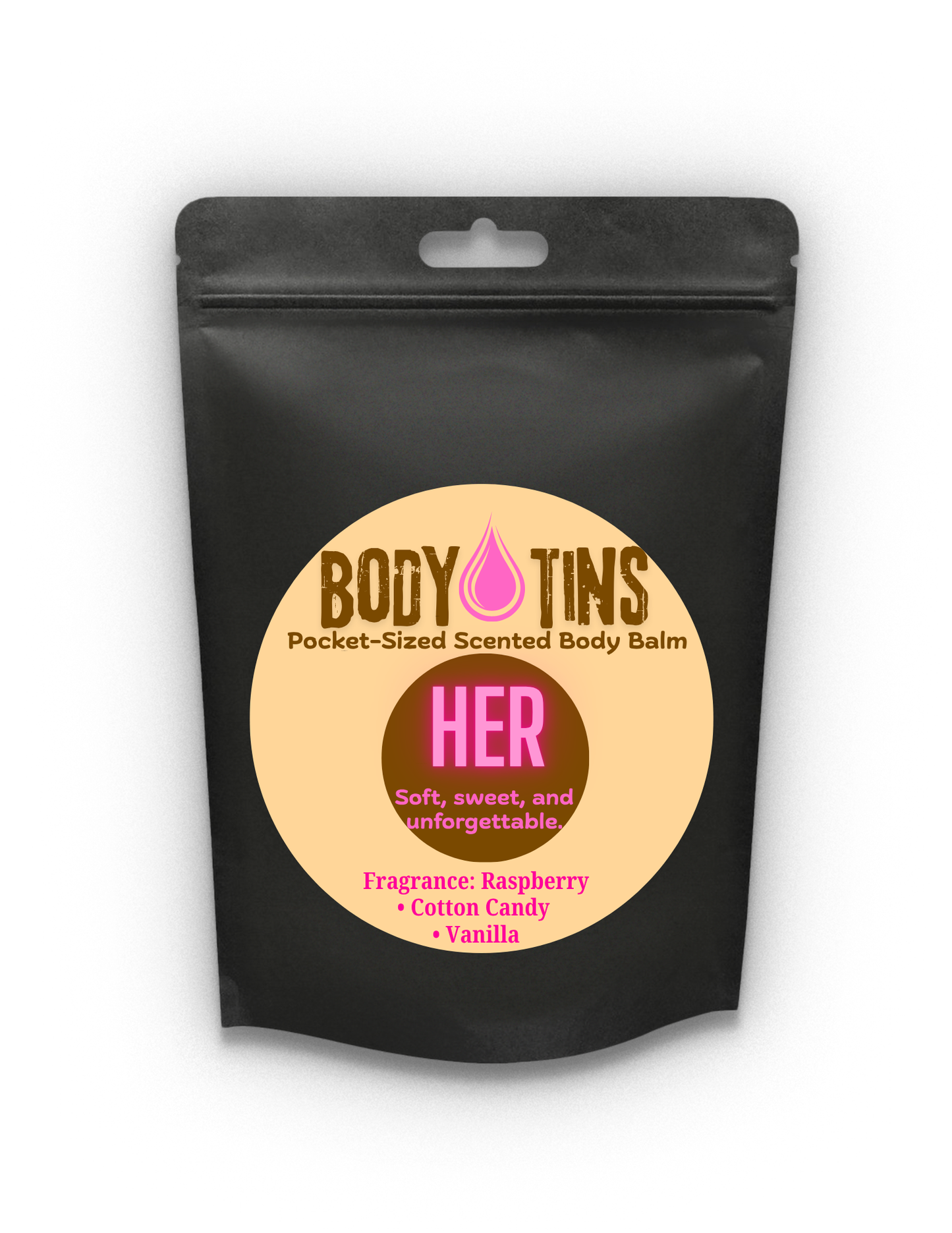 Body Tins "HER" Pocket Size Scented Body Balm (Fem)
